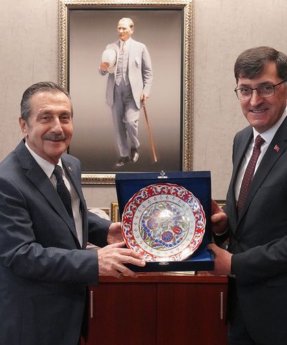 Kütahya belediye başkanı kahveci’den  ‘küresel model’ tepebaşı belediyesi’ne anlamlı ziyaret