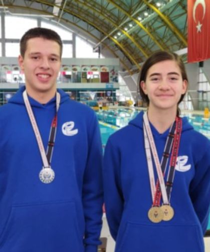 Eskişehir büyükşehir spor kulübü sporcuları milli takım için kulaç attı