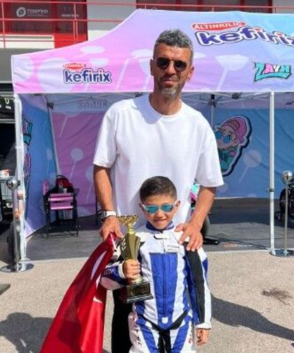 Eskişehirli 5 yaşındaki Atakan’dan pistte büyük başarı