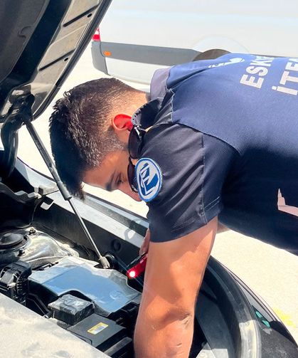 Minik dostun imdadına büyükşehir itfaiyesi yetişti