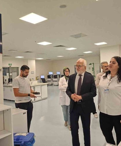 Eskişehir Şehir Hastanesi'nde laboratuvar hizmetleri yerinde incelendi