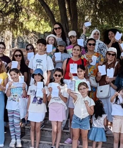 Düşler Atölyesi'nde çocuklar kenti çizerek keşfetti