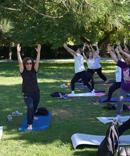 Tepebaşı’nda sabah sporlarına yoğun ilgi