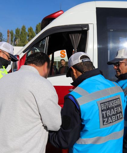 Eskişehir’de minibüslere ortak denetim