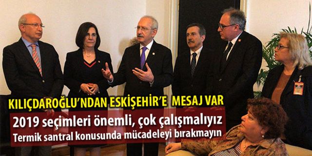 CHP Tepebaşı Örgütünden Kılıçdaroğlu’na ziyaret