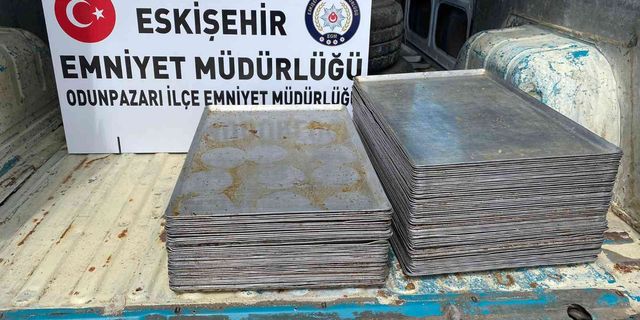 600 bin liralık ‘tepsi’ çalan hırsız yakalandı