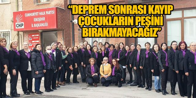 CHP kadınlar ve çocuklar için bir seferberlik başlattı