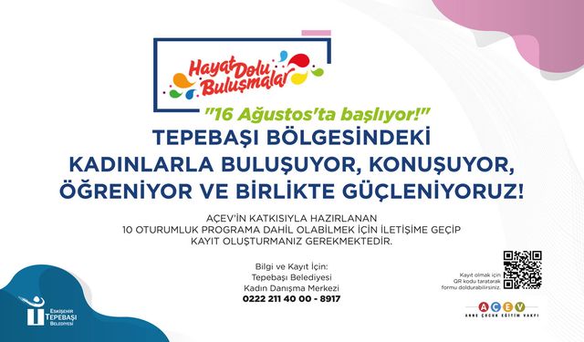 Kadınlar için hayat dolu buluşmalar başlıyor