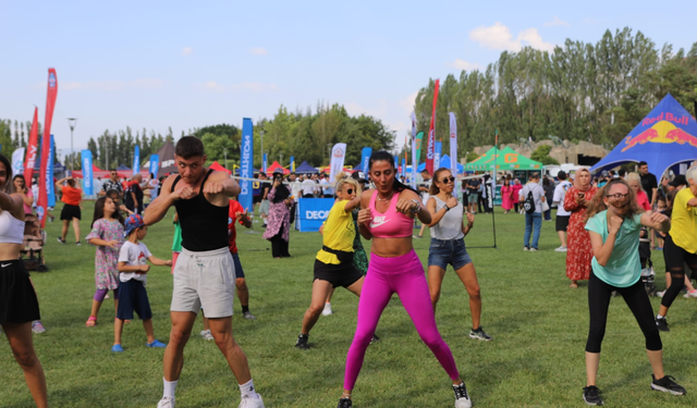 Spor ve eğlence festivalde buluştu