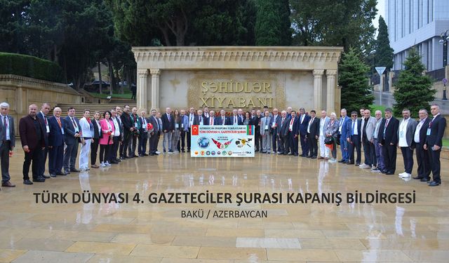 Gazeteciler şurası kapanış bildirgesi yayınlandı