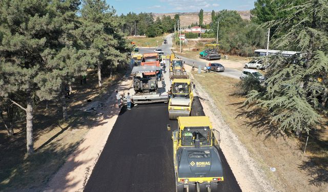 Kızılinler yolunda çalışmalar tamamlandı