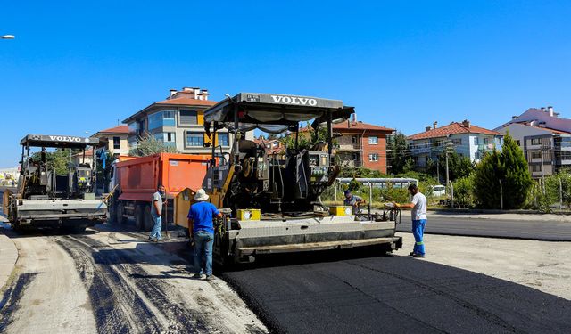 Sanayi sitesinde yoğun çalışma