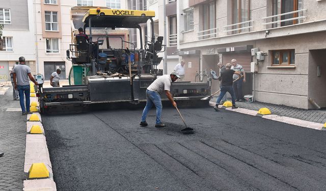 Tepebaşı’nda üstyapı çalışmaları sürüyor