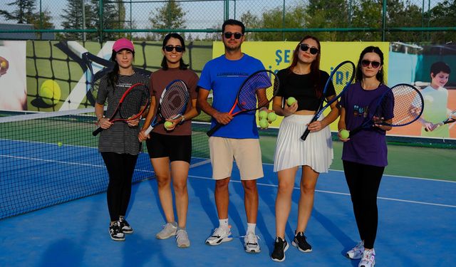 Batıkent tenis  kortlarına yoğun ilgi