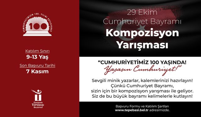 Cumhuriyetin 100’üncü yılına özel yarışma