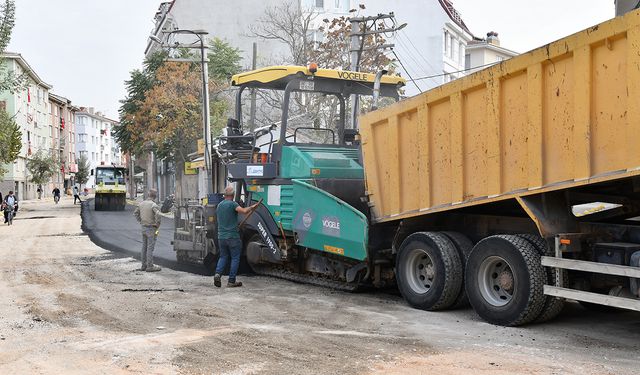 Tepebaşı’nda üst yapı çalışmaları devam ediyor