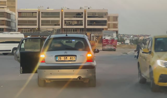 Trafikte bunu da gördük