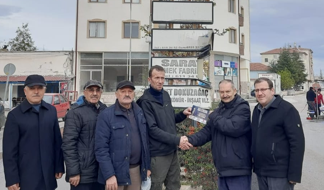 BTP teşkilatı Mahmudiye’yi ziyaret etti