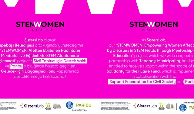 Stemwomen projesi hibe almaya hak kazandı