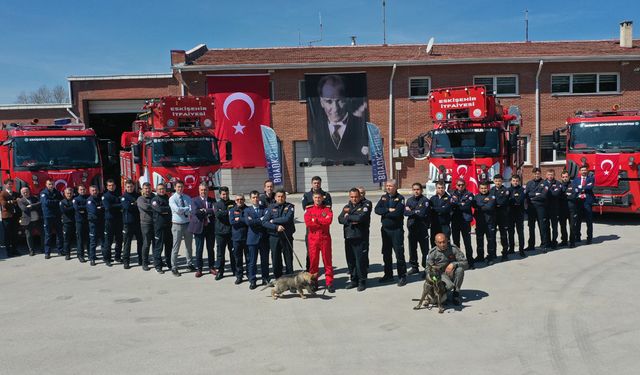 Eskişehir itfaiyesi 7/24 yanınızda