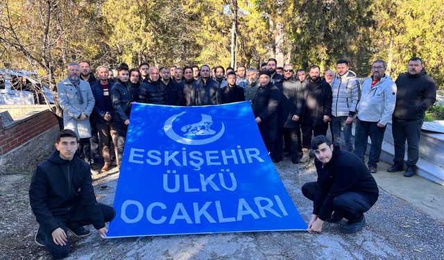 Eskişehir Ülkü Ocakları ülkücü şehitler ile buluştu