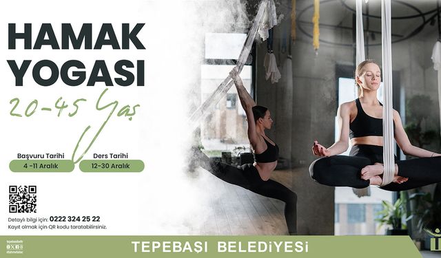 Hamak yogası için kayıtlar başladı