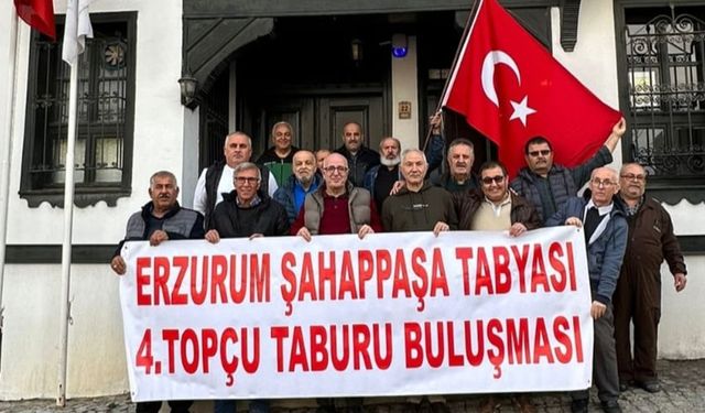 Şahappaşalı eski askerler Eskişehir'de buluştu