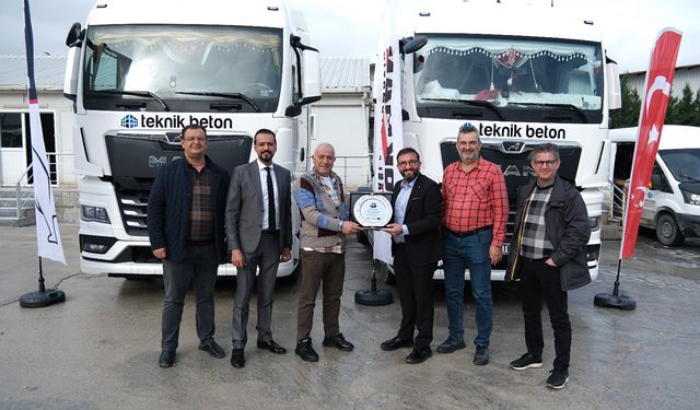 Teknik Beton’un yeni araç tercihi MAN ve Lokman Koçaslan Otomotiv oldu