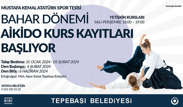 Bahar dönemi aikido kurs kayıtları başlıyor