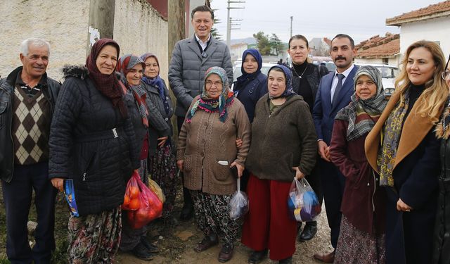 Hatipoğlu'nun ilk ilçe ziyareti Alpu'ya