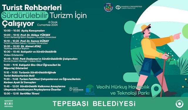 Turizm rehberleri sürdürülebilir turizm için çalışıyor etkinliği düzenlenecek