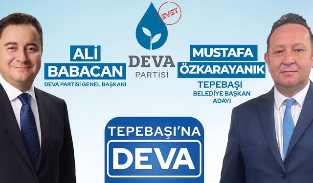 DEVA Partisi Tepebaşı adayı belli oldu