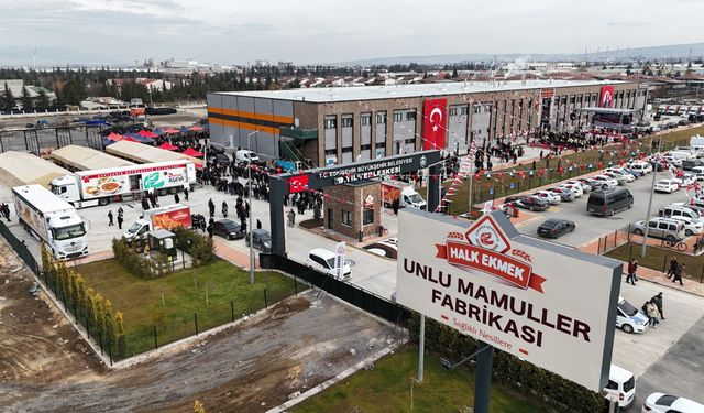 Halk Ekmek’in modern fabrikası görkemli törenle hizmete açıldı