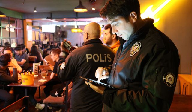 Eskişehir polisinden eğlence mekanlarına sıkı denetim