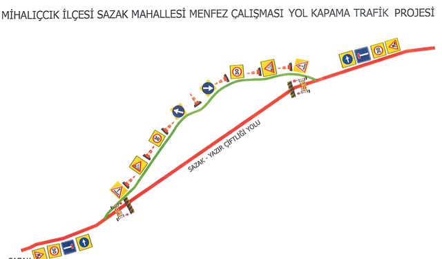 Sürücülere Mihalıççık sazak yolu uyarısı