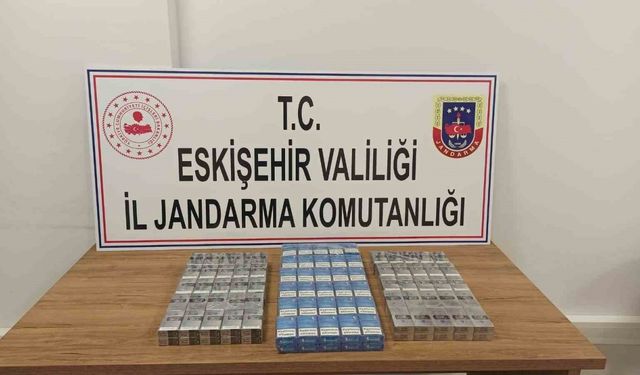 160 paket kaçak sigara ele geçirildi