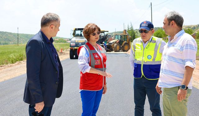 Başkan Ünlüce’den yol incelemesi