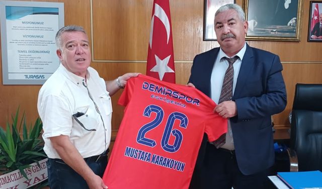 Yeni müdürden Demirspor’a destek sözü