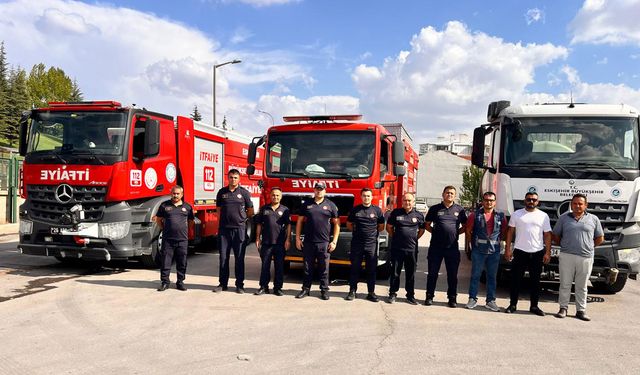 Büyükşehir’den Söke’deki  yangına destek ekibi