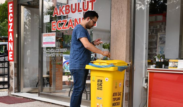 6 ayda 2 ton atık ilaç toplanıp imha edildi