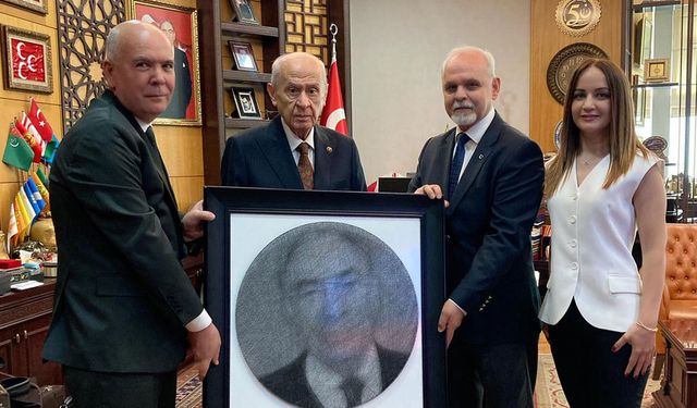 MHP Eskişehir teşkilatı Bahçeli'yi ziyaret etti