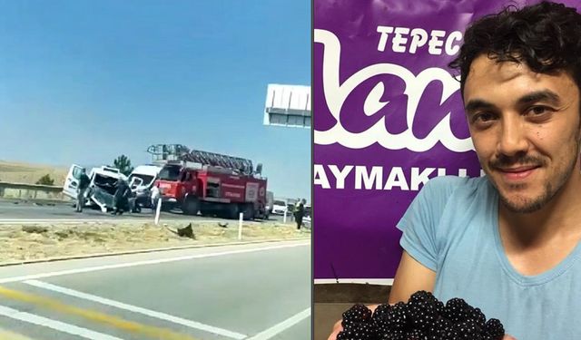 Minibüs yön tabelasına çarptı, 2 kişi hayatını kaybetti