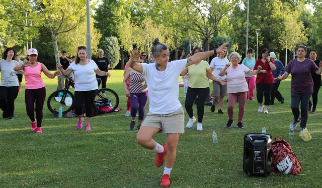 Odunpazarı’nda kadınlar sporu çok sevdi