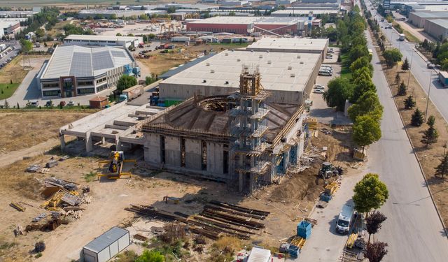 OSB’de yeni camii inşaatı devam ediyor