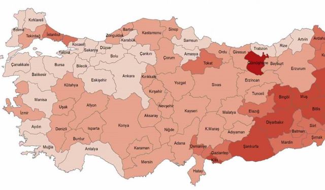 Eskişehir en düşük il oldu