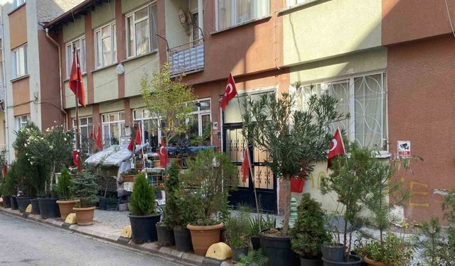 ’Sevgililer Aşıklar Parkı’ renkli görüntüsüyle dikkat çekiyor