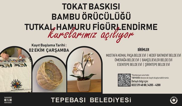 Yetişkinler için kurs kayıtları başlıyor