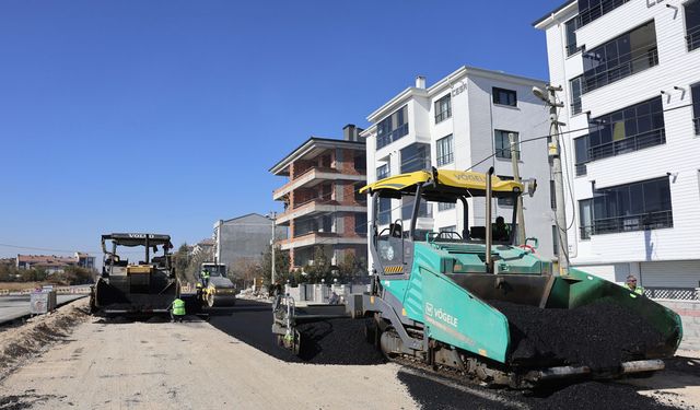 Büyükşehir belediyesi Yeşiltepe’de yolları yeniliyor