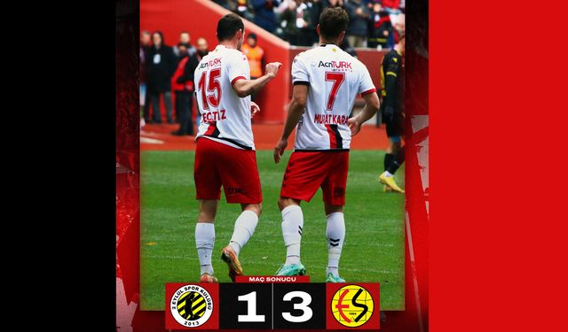 Eskişehirspor, 2 Eylül'ü 3-1 yendi