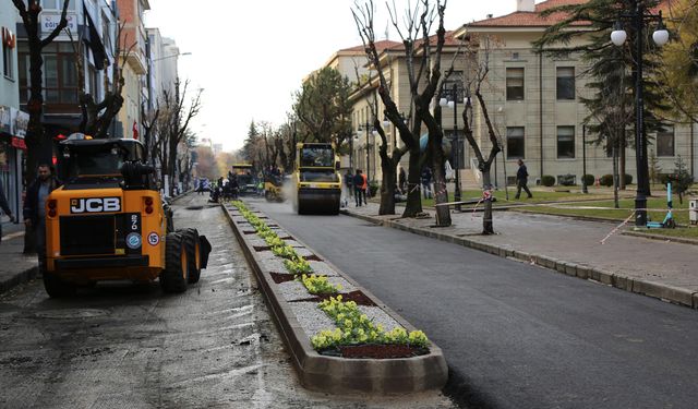 Kıbrıs şehitleri caddesi  modern görünüme kavuştu